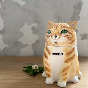 Personalized Cat Memorial Urn. Pet Urn. Multipurpose Box. Made To Order - Memorial Gifts for Loss
