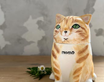 Personalized Cat Memorial Urn. Pet Urn. Multipurpose Box. Made To Order - Memorial Gifts for Loss