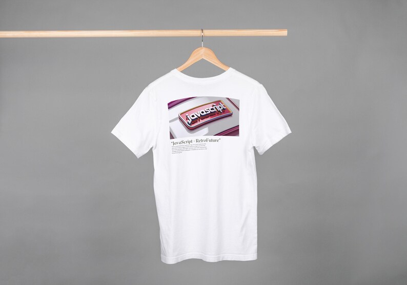 T-shirt JavaScript-ontwikkelaar, programmeercadeau, T-shirt techneut, shirt computerliefhebber, codeerhumorkleding afbeelding 3