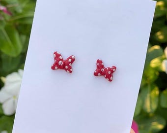 Orecchini con fiocco di Minnie