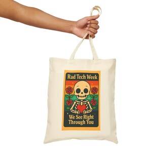 Sac fourre-tout Rad Tech Skully : toile de coton écologique image 8