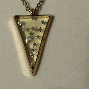 One of a kind stars pendant