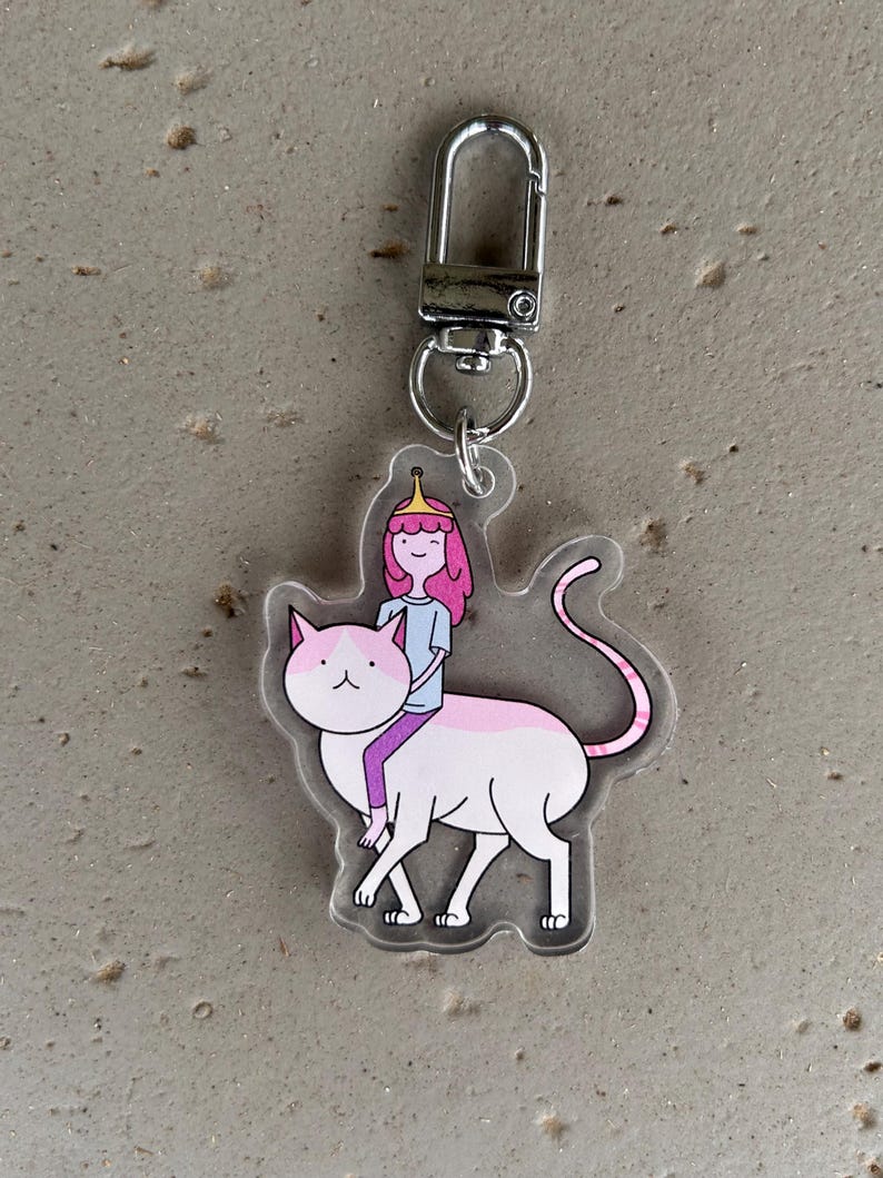 Princess Bubblegum From Adventure Time Keychain - Etsy