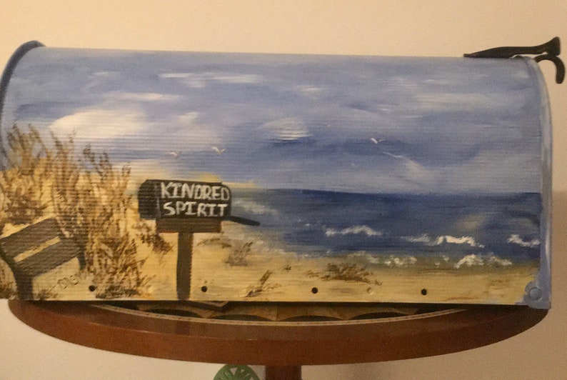 Beach Hand Painted Mailboxes