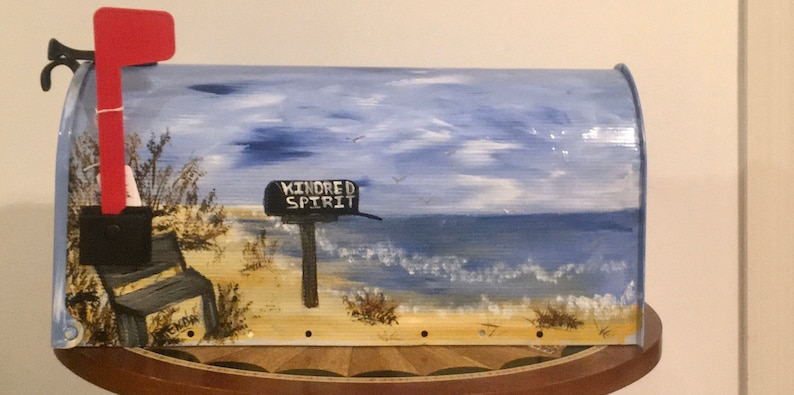 Beach Hand Painted Mailboxes
