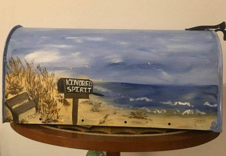 Beach Hand Painted Mailboxes