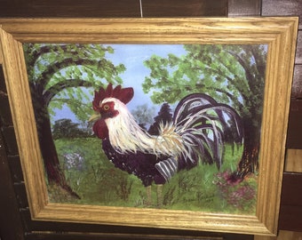 Rooster print