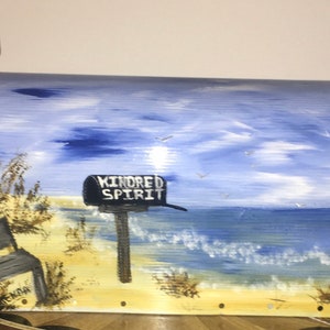 Beach Scene Hand Painted Rural Mailboxes