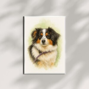 Custom Watercolour Pet Portrait, Pet Illustration, Pet Lover Gift, Birthday Gift, Pet Memorial Gift, Custom Dog Portrait
