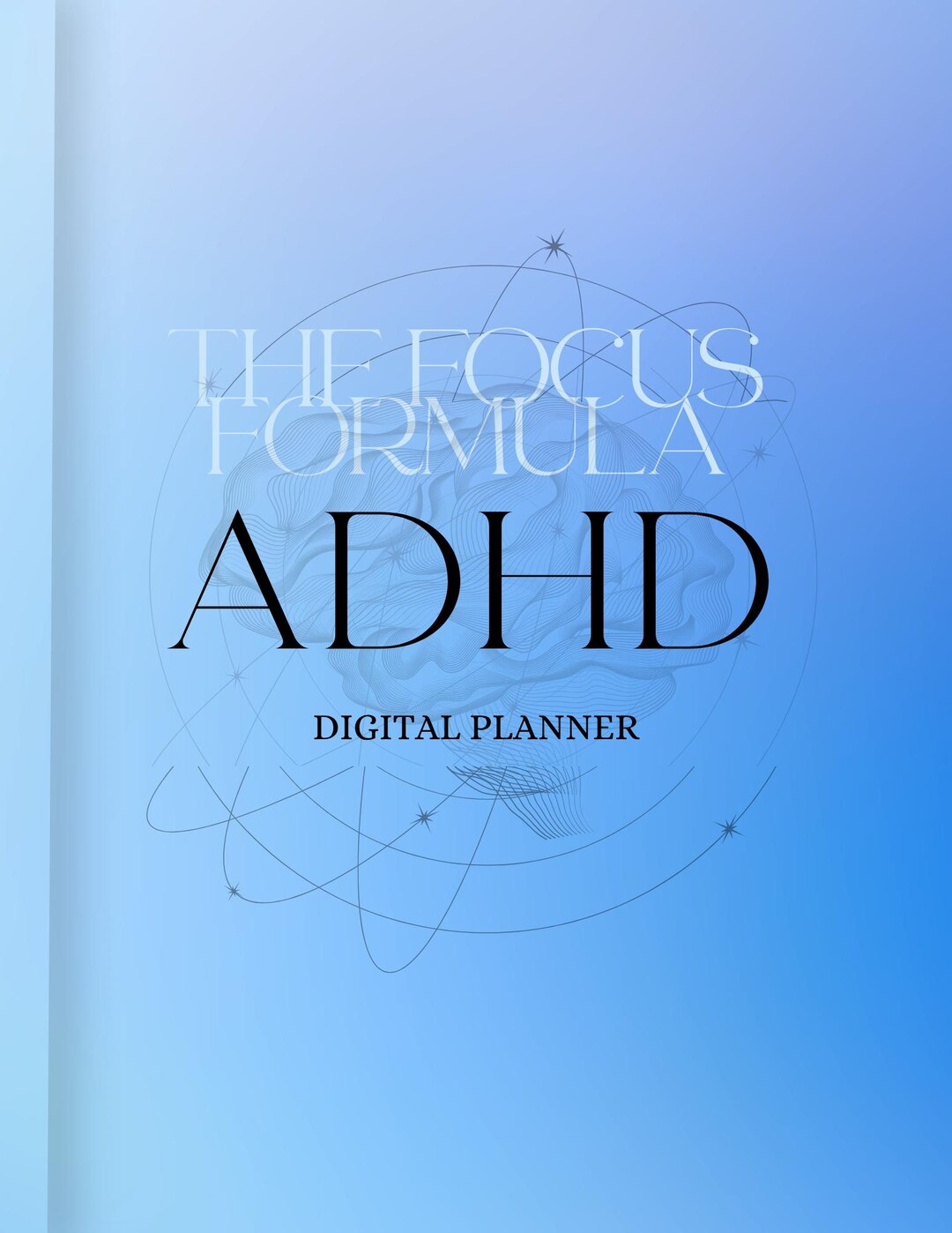 ADHD Digital Planner | 97page Printable Focus and Executive Function ...