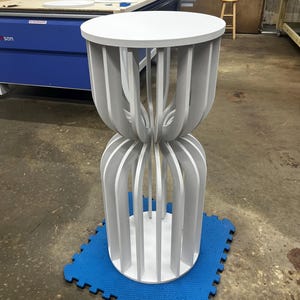 Wedding Event Pedestal & Cocktail Table — Decorative Flower Stand, Cake Stand, Photo Backdrop Prop, Party Decoration Table