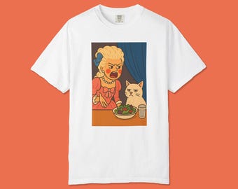 Camiseta de María Antonieta de Grumpy Cat: Camiseta gráfica unisex, regalo para amantes del arte