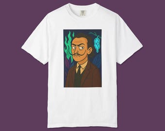 Camiseta gráfica de Dalí gruñón: camiseta unisex de estilo vintage