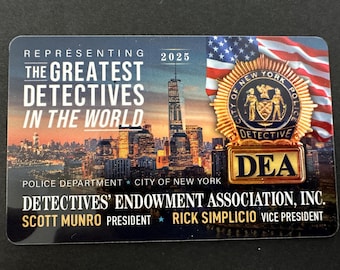 2025 DETECTIVE  PBA DEA Card Collectible
