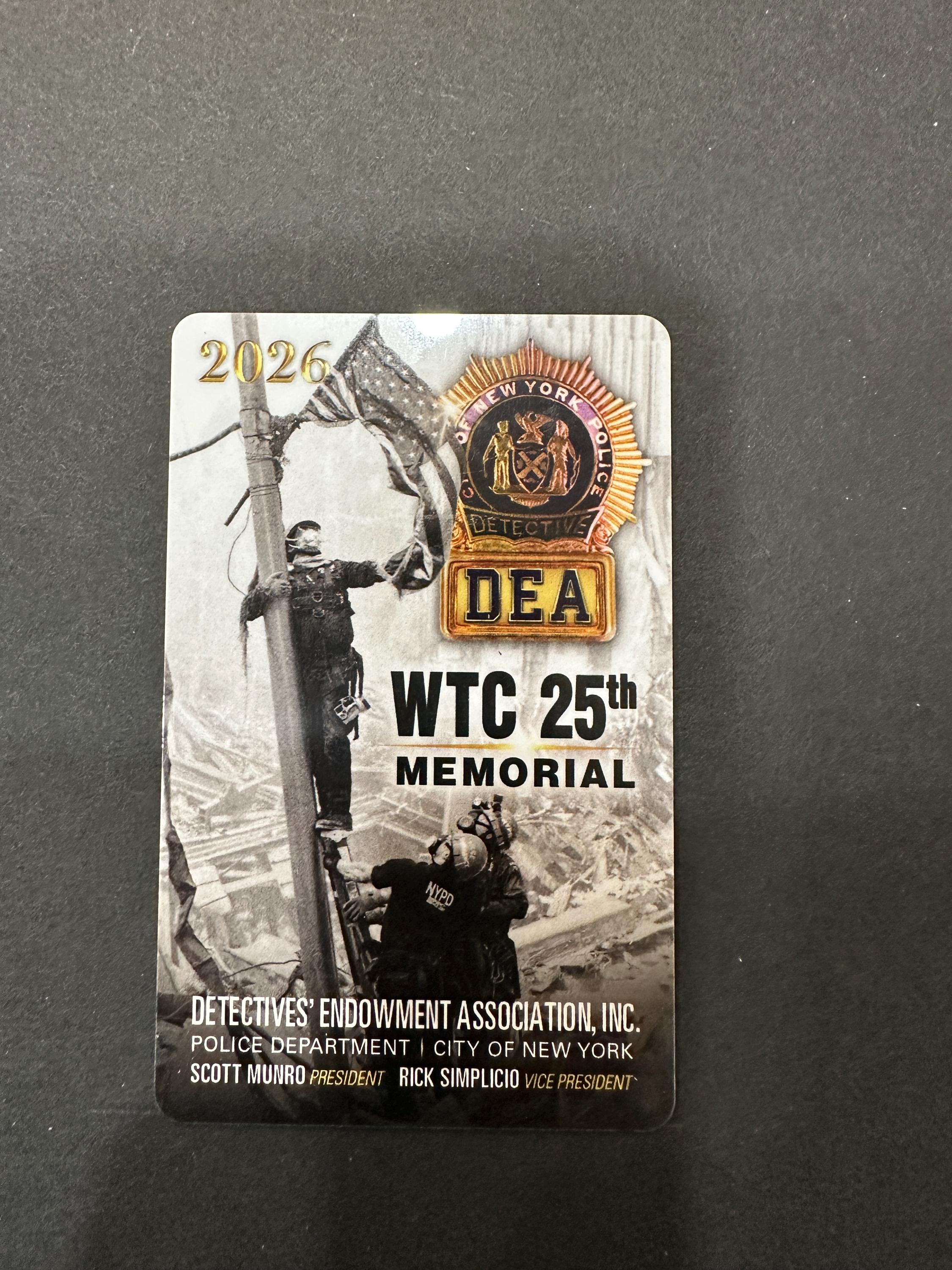 2026 DETECTIVE  PBA DEA Card Collectible