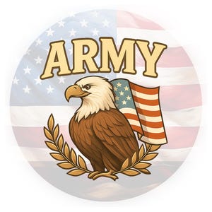 Stickers - United States Army 4 inch Self Adhesive Stickers