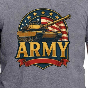 United States Army Logo 5 T-Shirt – U.S. Army Veteran Gift – Military Tee for Soldiers