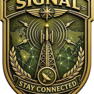 Army Signal Corps DTF/DTG T-Shirt, Signal Veteran Military Tee