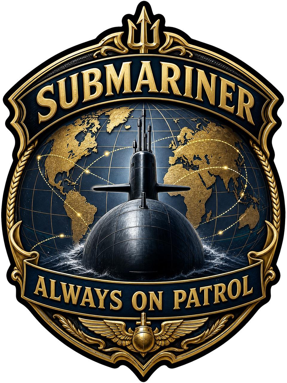 Navy Submarine Emblem - Etsy
