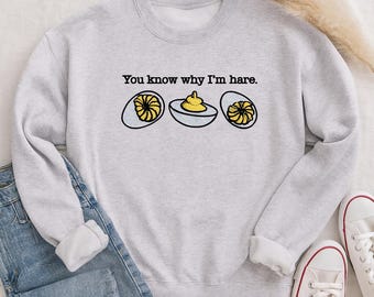 Deviled Egg Sweatshirt: Funny Foodie Crewneck