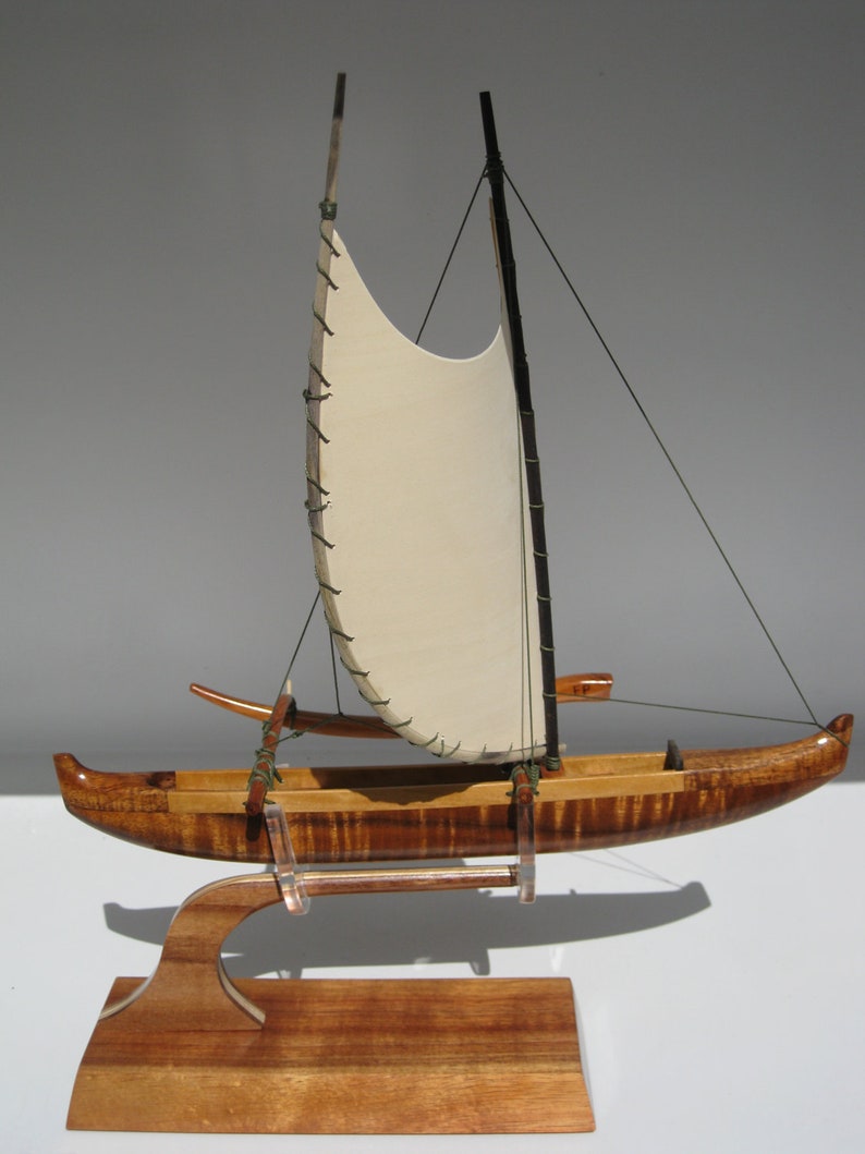 HAWAIIAN FISHING CANOE Etsy