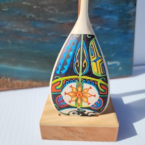 CANOE PADDLE, Hand-painted