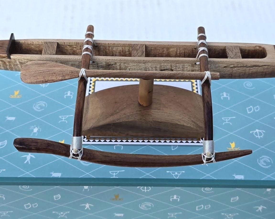 Mini Hawaiian Racing Canoe in Gift Box. - Etsy