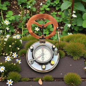 Handgefertigter Kompass aus Messing: Gilbert & Sons Style Nautical Maritime Geschenk für Freund - Premium Vintage Antique Office Schreibtisch Dekor Box