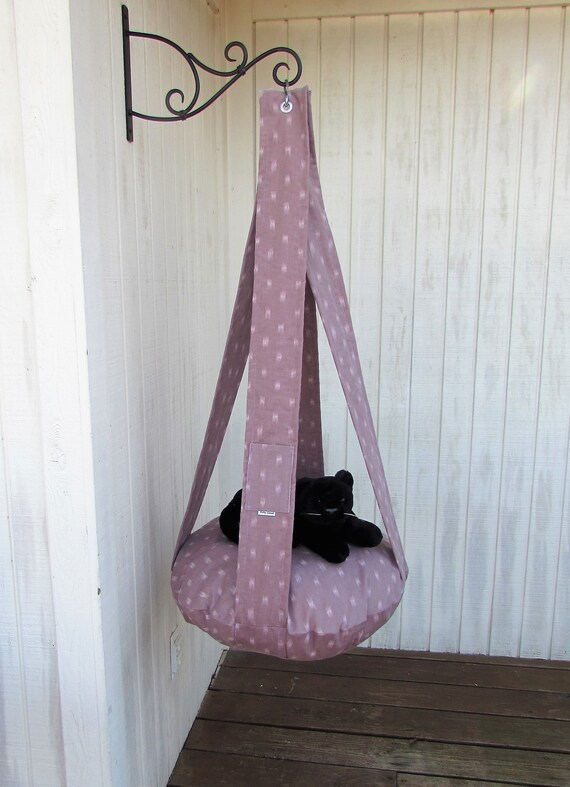 Hanging Cat Bed Catio Furniture Lovely Lavender Single Kitty Cloud Cat Bed Cat Furniture Cat Tree