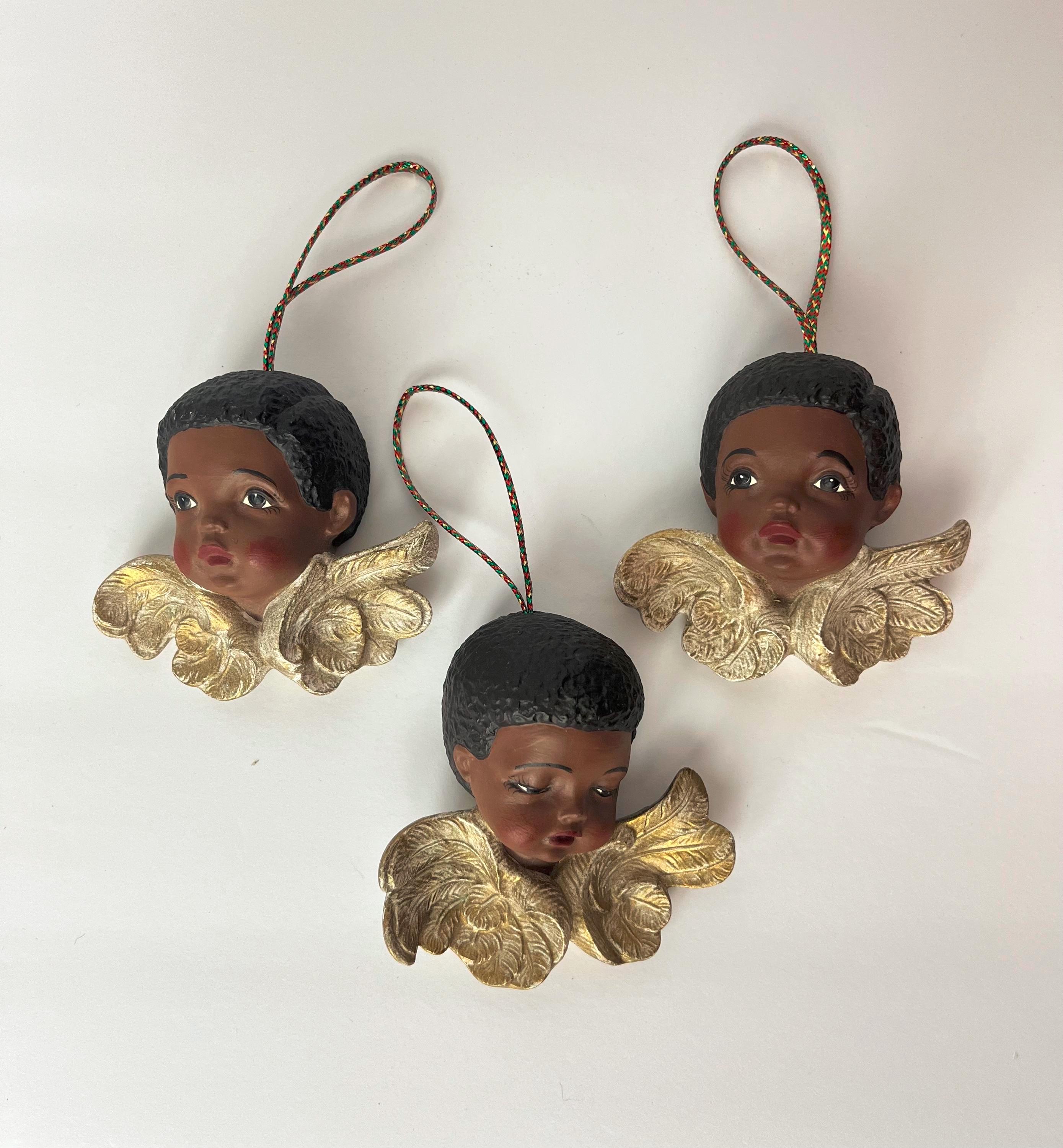 Vintage Ceramic 3 Angels - Etsy