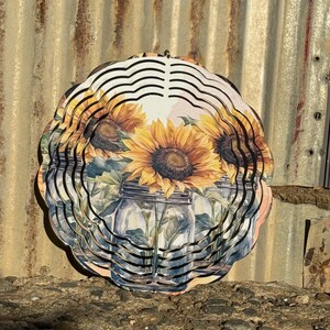 Sunflower Wind Spinner