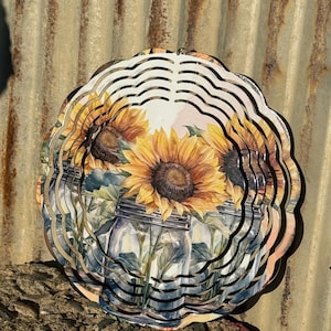 Sunflower Wind Spinner