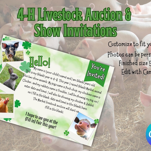 Einladungen zur 4-H-Viehauktion
