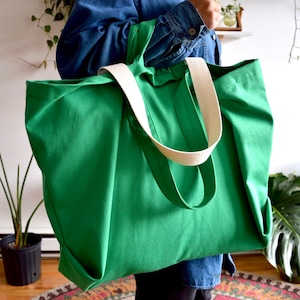 Large tote x green