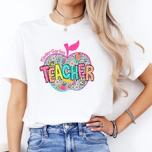 Kindergarten Teacher Shirt Back To School Shirt Teacher T-shirt First Day of School Shirt Kindergarten School Teacher Tee Kindergarten Gift