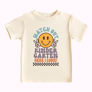 Kindergarten Shirt Back To School Shirt Retro Kindergarten T-shirt First Day of School Shirt Kindergarten Tee Retro Kindergarten Outfit Cute