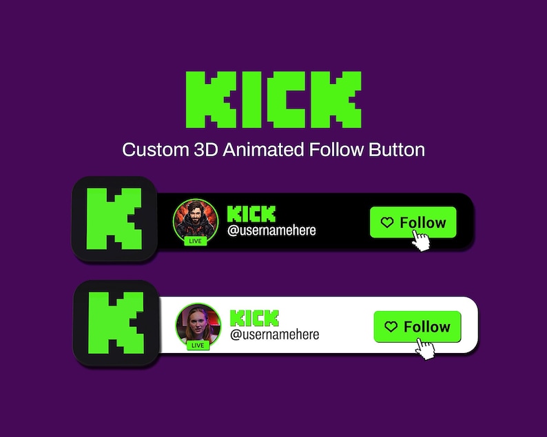 custom-3d-animated-kick-follow-button-overlay-streamer-social-media