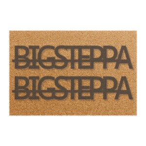 Big Steppa Doormat | Nowoczesny dywanik wejściowy, wycieraczka, wystrój domu, wyjątkowy prezent, spersonalizowana wycieraczka