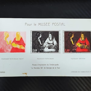 France 1966 Postal Museum 5 Francs souvenir sheet
