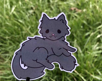 Cute Kitty Vinyl Sticker - Original Art
