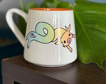 Wiggly, Rainbow "Goat Worm" - Original Vinyl Sticker