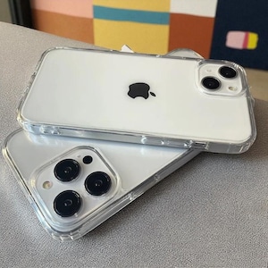 Clear Acrylic iPhone Case: Slim Shockproof TPU Bumper - iPhone 7 to 16