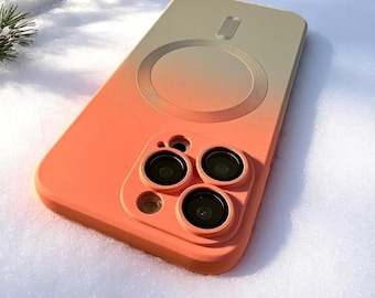 Color Fade iPhone Case: Chromaglow Silicone Magnetic Cover