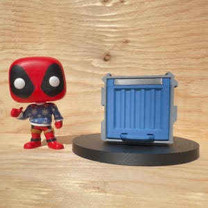 3D Printed Modular Storage Bin – Mini Tool Organizer for Gunpla, Warhammer, Hobby Desk – Wall Mount Option / 1 x 1 box / Not a digital file