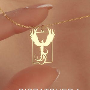 925 Sterling Silver Phoenix Necklace: Rebirth Symbol Jewelry, Spiritual Gift