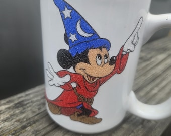 Taza mágica de Mickey, Walt Disney, taza de Mickey Mouse, taza de coleccionista
