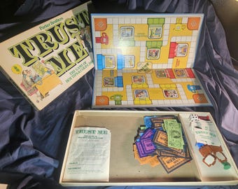 Vintage 1981 Parker Brothers Trust Me Board Game