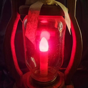 Electric Hand-Crafted Wooden Lantern – A Timeless Glow of Craftsmanship