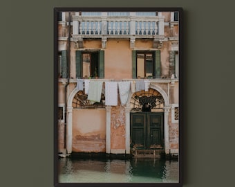 Venice Laundry Print // Italy Travel Photography