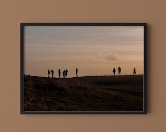 Iceland Sunset Print // Arnarstapi Golden Hour Travel Photography